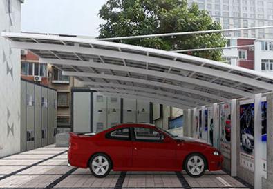 鋁合金車棚的組成結(jié)構
