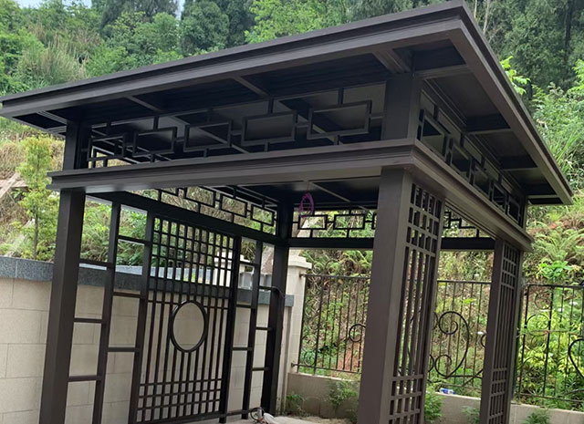 庭院中式涼亭